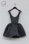 SHUSHUTONG open back dress aw21dr07 gray